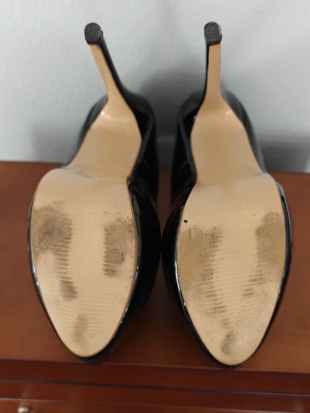 Black Patent Mary Jane 6" Platform Pumps - Picture 4 of 4